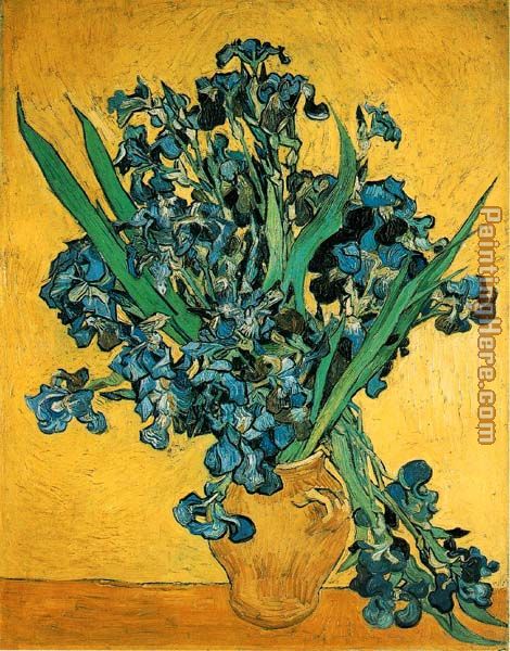 Still Life with Iris painting - Vincent van Gogh Still Life with Iris art painting